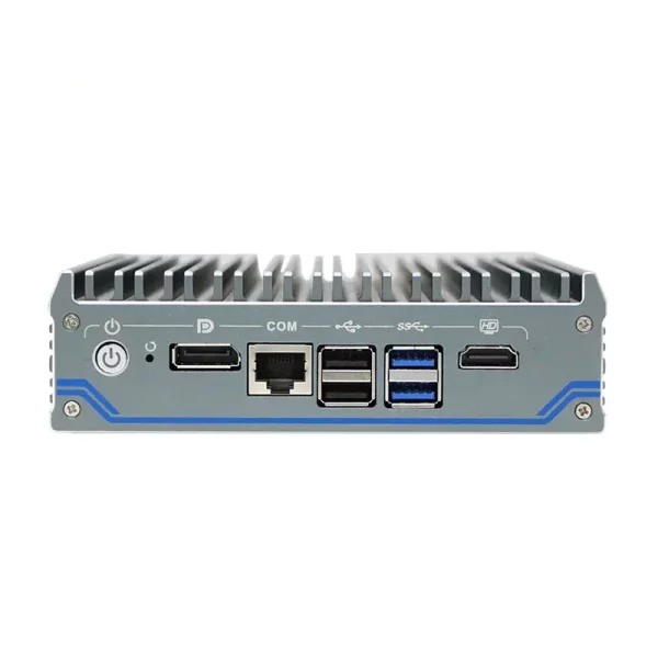 4 LAN Fanless Mini PC Intel Celeron J6412