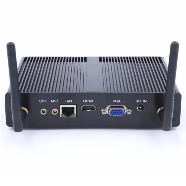 Fanless Mini PC Intel 2955U 3825U i3 4020Y i5 4200Y