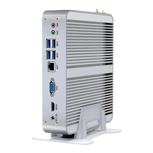 Fanless Mini PC with 8-12th Gen Intel Core I3 8145U/ I5 8265U/ I5 1235U