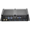 Fanless Industrial PC with Celeron 1037U/3th Gen I5 3317U, 4 COM, 2 LAN, Support XP