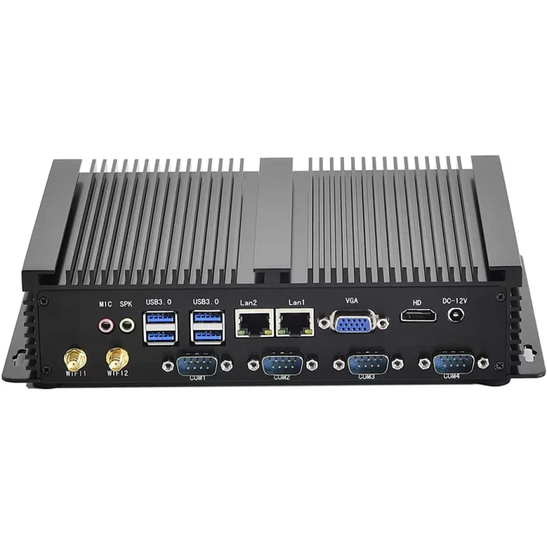 Fanless Industrial PC with Celeron 1037U/3th Gen I5 3317U, 4 COM, 2 LAN, Support XP