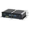Fanless Industrial Mini PC Intel i7 8550U i5 8250U i7 6500U i5 7267U 2*intel i211 6*COM RS232 RS422 RS485 Mini Computer HTPC