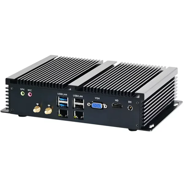 Fanless PC Mini Industrial Computer Core i3 i5 i7