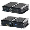 Fanless Industrial Mini PC with Core I3 I5 I7 2 LAN VGA+HD Embedded Mini Desktop Computer