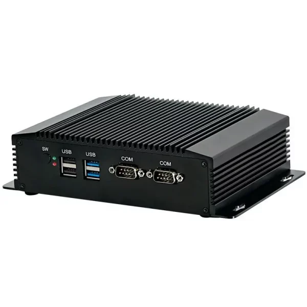 Topton Cheap Industrial Mini PC Intel Celeron J4125 Quad Core N2840 Fanless Mini Computer Dual LAN