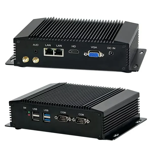 Mini PC without fan, Celeron J4125 Industrial PC