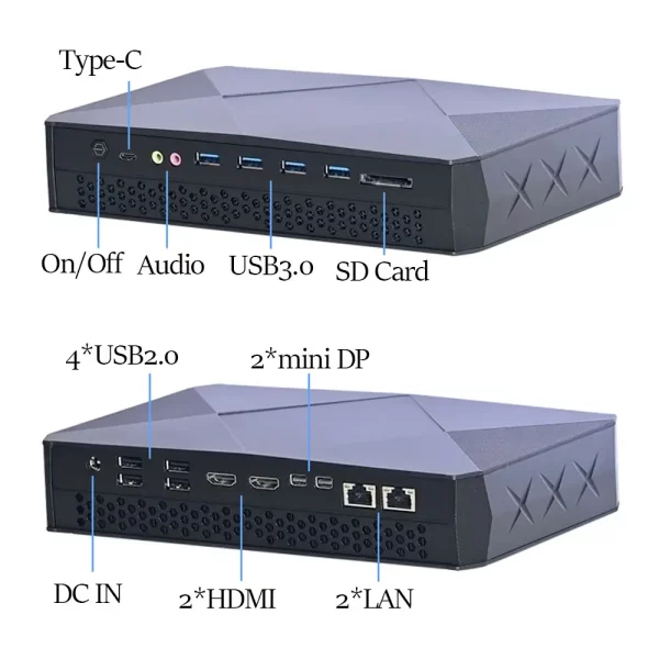 Mini PC Windows 10 32GB DDR4 RAM 1TB NVME SSD,Mini Computer Core I5-8305G,Cheap Gaming PC Radeon RX Vega M GL Graphics,Micro PC Dual HDMI Mini DP LAN WI-FI 6