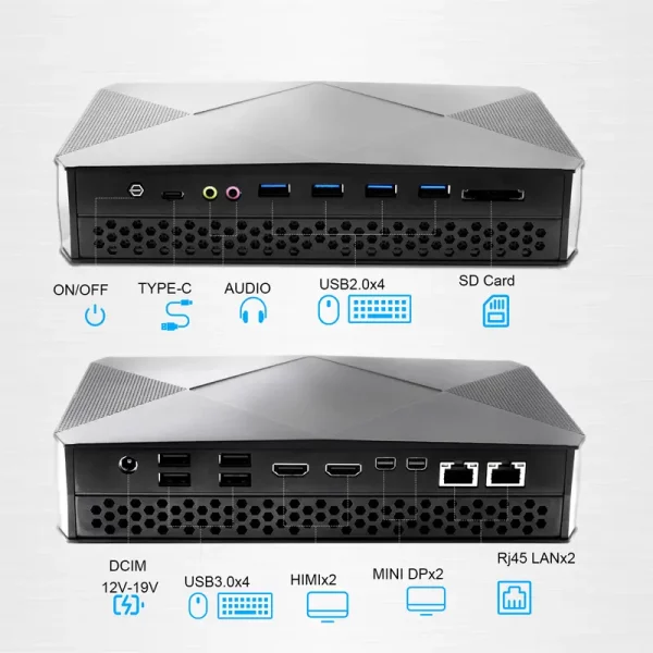 Gaming Mini PC Windows 10, Mini PC i7, Quad Core i7 8709G