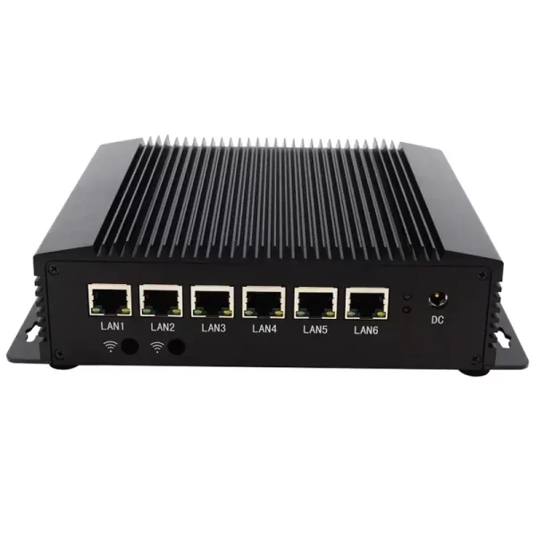 6 Lan Mini PC Multi NIC Industrial 10th Gen i7 10510U DDR4 Dual Cores 8GB Fanless