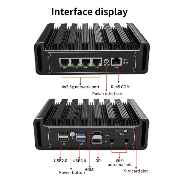 Network Gateway Soft Router Mini Computer