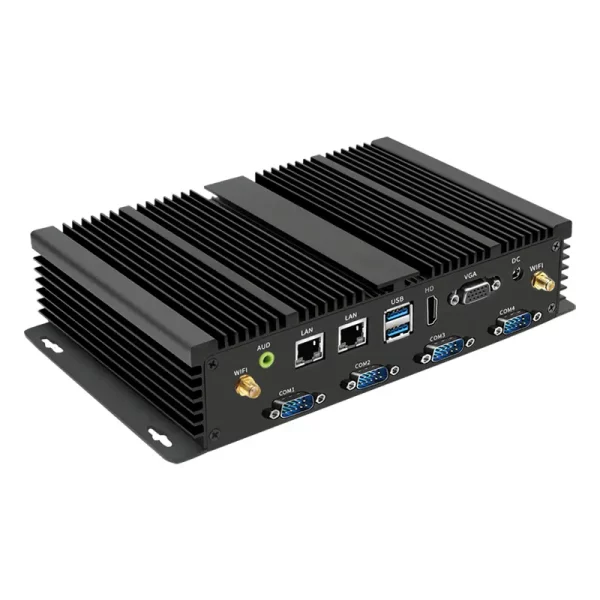 Dual Lan Industrial Mini PC Core I3 4010U i5 4200u i7 4500u 6COM RS232