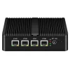 X86 Fanless Mini PC J4125 N4000 J4105 Quad Core 2*i226-V 2.5G Nics Industrial Pfsense Soft Router Firewall Computer NVMe HDMI