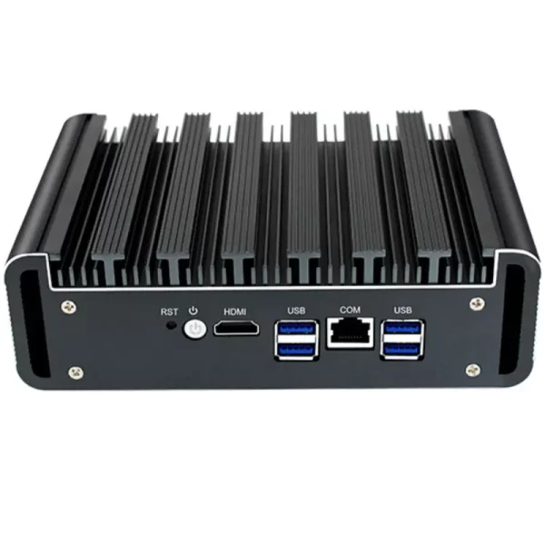 Fanless 6 LAN Mini PC Firewall Appliance Intel Core i7