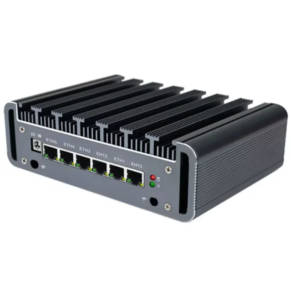 Firewall Appliance Mini PC, 6 i225 LAN 2.5Gbe Nics
