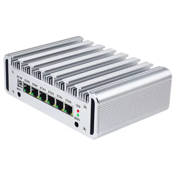 11th Generation Intel® I3-1115g4 6 Gigabit LAN Firewall Appliance Fanless Mini Computer Soft Router Support Pfsense