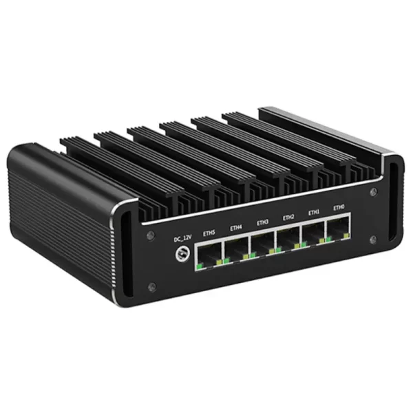 11th Generation Intel® i3-1115G4 6 Gigabit LAN firewall appliance fanless mini computer soft router support pFsense