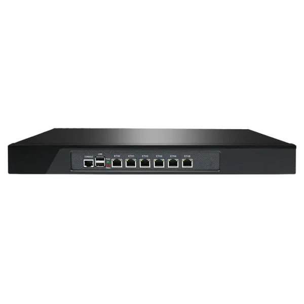 Firewall Router 1U Rack Server 6 LAN