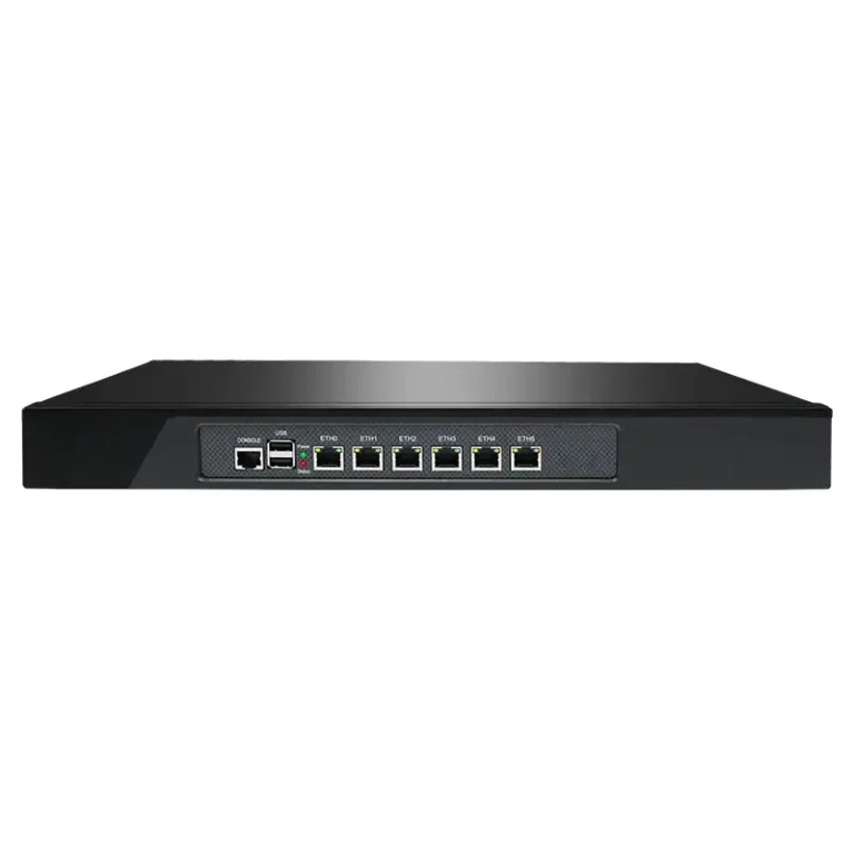 Firewall Router 1U Rack Server 6 LAN