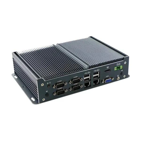 high performance industrial fanless embedded PC which supports Intel Celeron J1900 2.0GHz quad core processor
