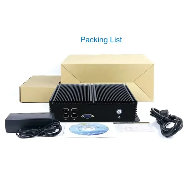 Industrial Mini PC Celeron J1900 Quad-Core Dual LAN