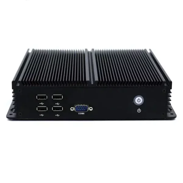 Mini PC Fanless Design Intel Core i5 i7 Dual Lan 4K Output Gaming Industrial Computer
